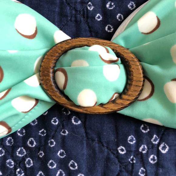 VS polka dot bikini, NWOT...seafoam green! - Picture 3 of 7